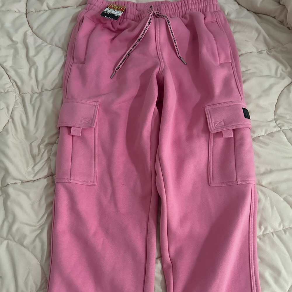 Kids Pink Cargo Pants